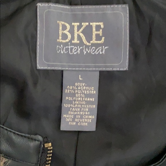 BKE Fur & Leather Vest - Picture 2 of 2